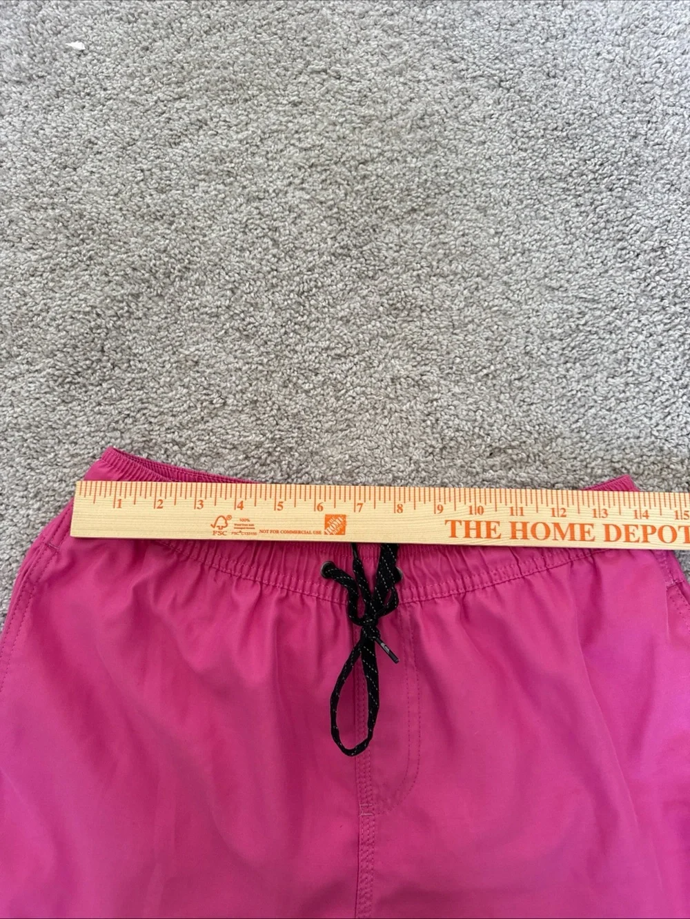 Quicksilver‎ Mens Everyday Volley 15 Shorts Pink Size M Drawstring Soft Swim